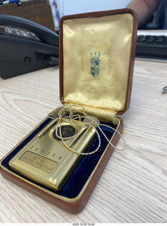 old hearing aid from Dr. Daniel Greenblatt's office