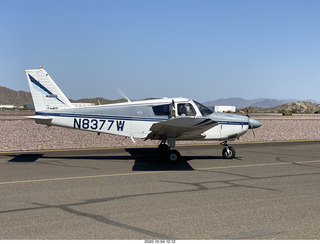Adam flying N8377W over the Grand Canyon