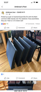 my Quad ESL hifi speakers