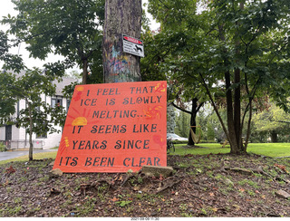 Princeton University - eating club sign Here Comes the Sun