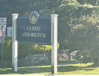 Curtis Arboretum sign