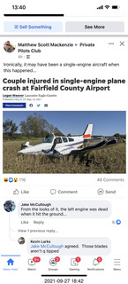 twin airplane crash