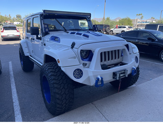 Jeep Wrangler  with extra lights