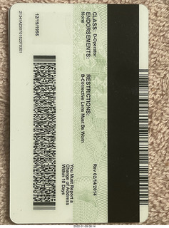 driver license