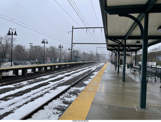 Philadelphia trip - snowy railroad tracks