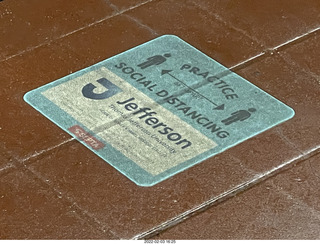 Philadelphia trip - social distancing at train station