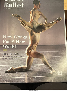 Philadelphia Ballet program