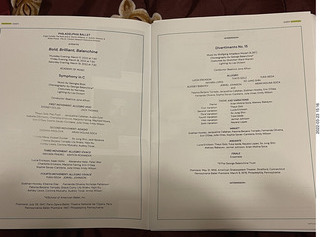 Philadelphia Ballet - Bold Brilliant Ballanchine program