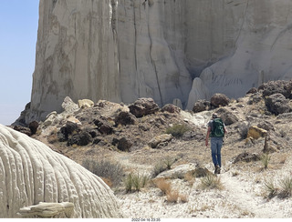 Page - Wahweap hoodoos + Shaun