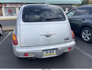 Dr. Who license plate