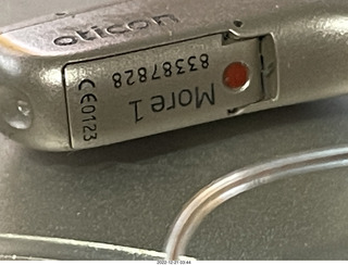 mismatched hearing aids screen on iPhone