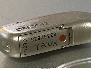 Oticon hearing aid close-up