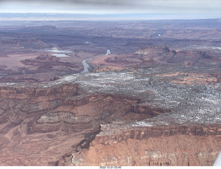 aerial - Canyonlands on Colorado River side