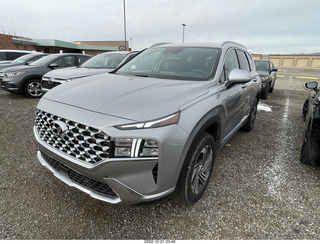 112 a1n. my rental car, Hundai Santa Fe