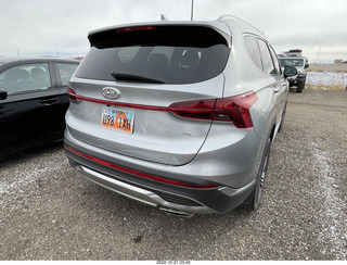 114 a1n. my rental car, Hundai Santa Fe