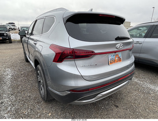 115 a1n. my rental car, Hundai Santa Fe