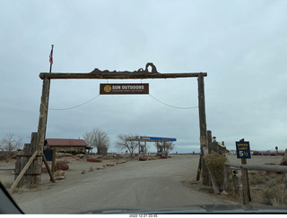 121 a1n. gas station on the way to moab