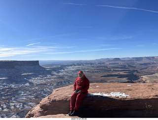 Utah - Canyonlands - Green River Overlook + Adam