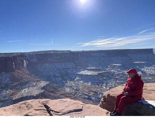 Utah - Canyonlands - Green River Overlook + Adam