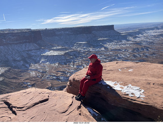 Utah - Canyonlands - Green River Overlook + Adam