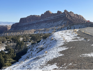 84 a1n. Utah - driving from moab to hanksville - Interstate 70 - San Rafael Reef - Black Dragon Canyon
