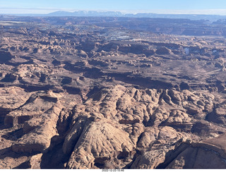 257 a1n. aerial - canyonlands - angel point to dirty devil