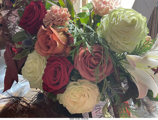 my birthday floral arrangement from Olga and Anthony