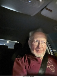 driving with my marcus hairdo