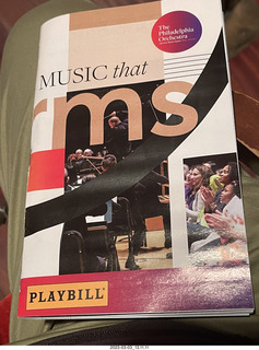 Philadelphia Ballet - Forward Motion - program