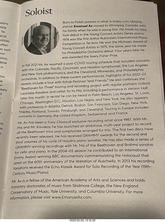 Philadelphia Ballet - Forward Motion - program