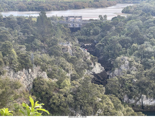 36 a1s. New Zealand - dam opening walk