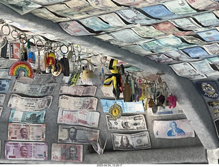 127 a1s. New Zealand - Huka Falls River Cruise + dollar bills various currencies