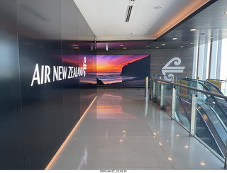 77 a1s. New Zealand - Auckland Airport lounge
