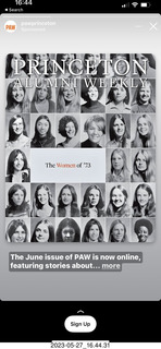 Princeton, only women in Class of 1978