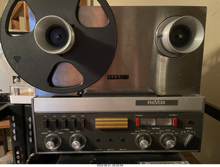 My ReVox A77 tape deck (with my usual volume setting)