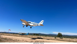 N8377W flying at  Young International