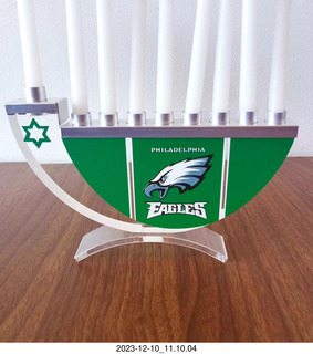 Philadelphia Eagles menorah