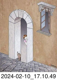 Spider Rock viewpoint - reminds me of Escher birds