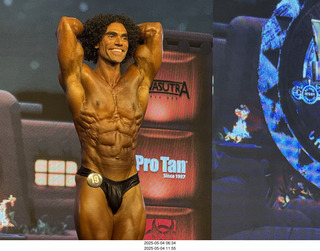 NPC Valley of the Sun Championships - Wings of Strength show - Anthony Sheppard asked to take the medal off to show his abs