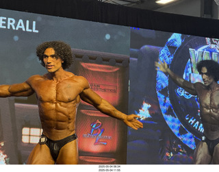 NPC Valley of the Sun Championships - Wings of Strength show - Anthony Sheppard asked to take the medal off to show his abs