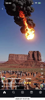 644 a2k. Facebook - Monument Valley bomb scene