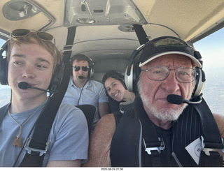 Catalina-lunch formation flight - Tyler, Hayden, Ashley, Adam