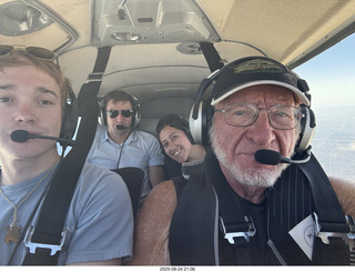 Catalina-lunch formation flight - Tyler, Hayden, Ashley, Adam