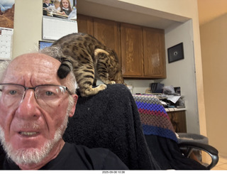 Lost Dog Wash hike - Adam shirtless legs and back