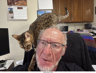 Lost Dog Wash hike - Adam shirtless