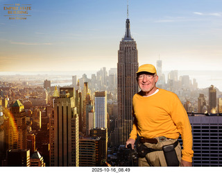 New York City - Empire State Building view + Adam