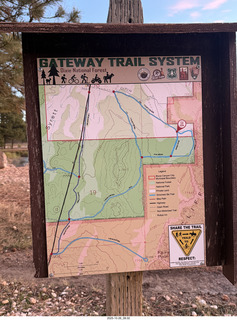 148 a2n. Bryce Canyon National Park - Gateway Trail System sign