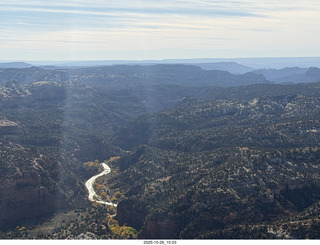 163 a2n. aerial - hills near Bryce Canyon National Park