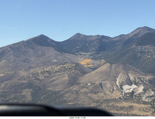 263 a2n. aerial - Humphrey's Peak with yellow-turning leaves