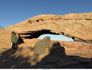 427 a2q. Utah - Canyonlands National Park - Mesa Arch - Heather
